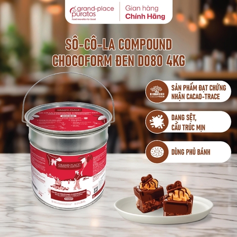 Sô cô la ChocoForm Đen - GPD-080.4kg
