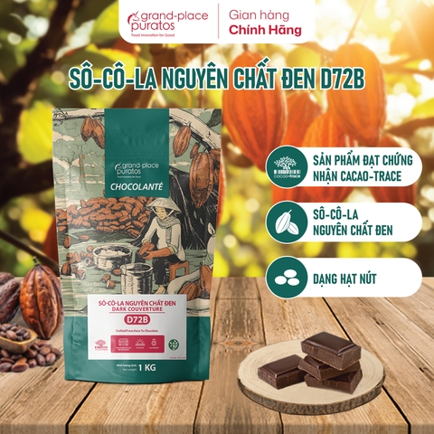 Sô Cô La Đen 72%_1kg-4009127