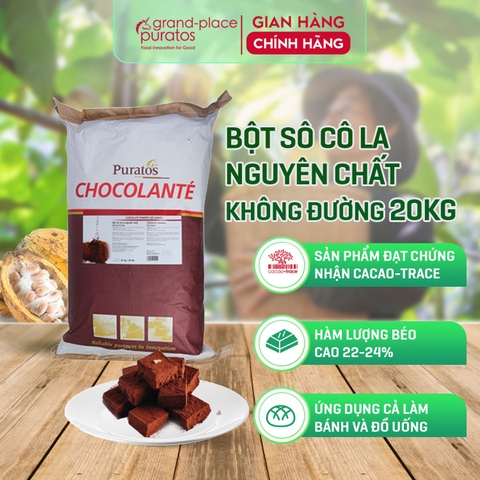 Bột Sô Cô La Không Đường 20kg-GPD-PN01.20KG