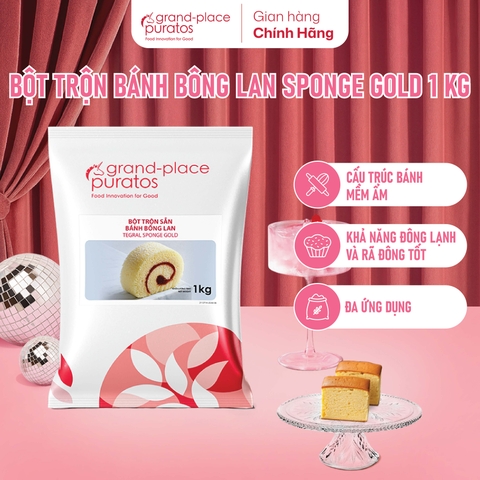 Bột Trộn Bánh Bông Lan Sponge Gold_1kg-4116116