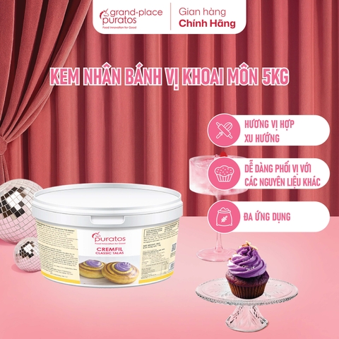 Nhân Kem Hương Vị Khoai Môn (Cremfil) 5kg - 4112070
