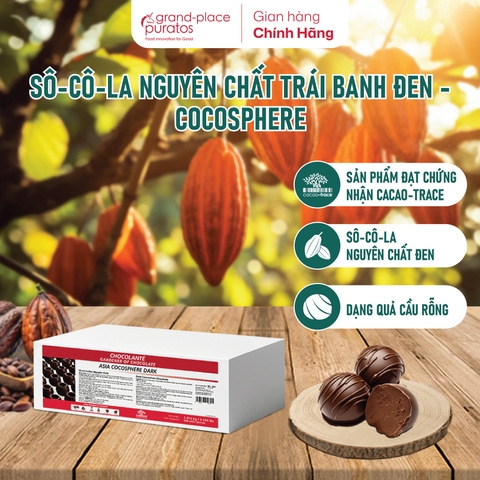 Sô Cô La Trái Banh Đen - Cocosphere Đen _1.411kg-4116236