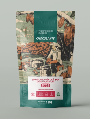 Sô Cô La Đen 72%_1kg-4009127