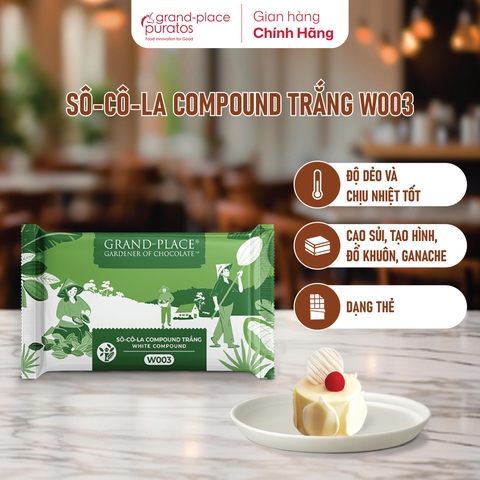 Sô-cô-la Compound Trắng W003-1kg-4116199