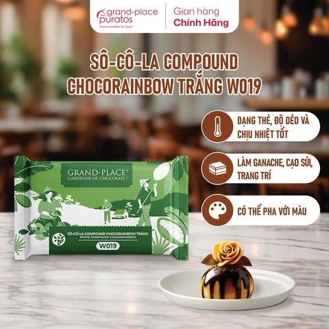 Sô-cô-la CompoundChocoRainbow Trắng W019_1kg-4116209