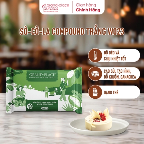 Sô-cô-la Compound Trắng W023 -1kg-4116211