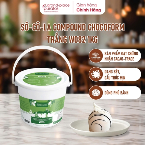 Sô-cô-la Compound ChocoForm Trắng W082.1kg -4016213