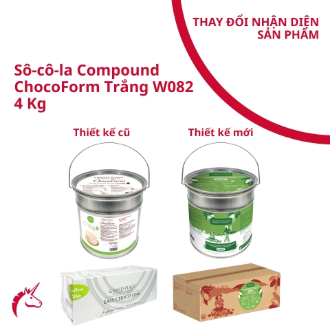 Sô cô la ChocoForm Trắng - GPW-082.4kg