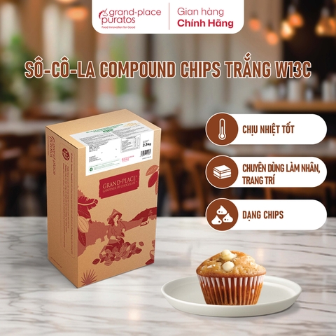 Sô Cô La Chip Trắng 2,5kg- GPW-13C.2.5KG-4116204
