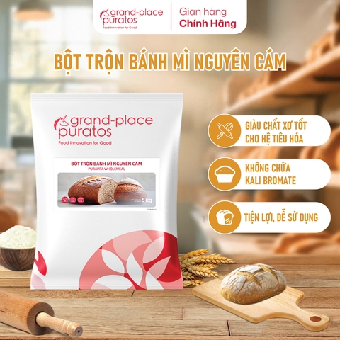 Bột Trộn Bánh Mì Nguyên Cám_5 kg-4116073