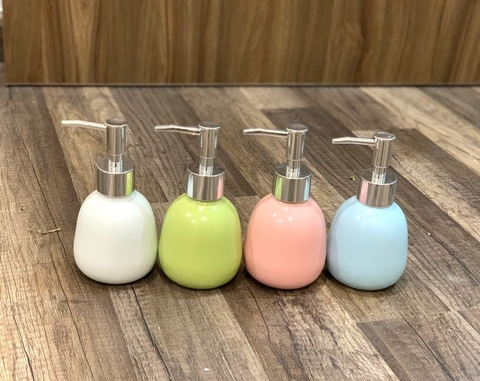 Bình xà bông tròn bầu 150 BQ (vòi nhựa)