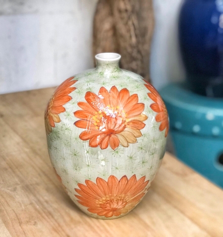 Bình vẽ hoa cam Zara H21