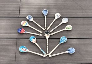 Muỗng cafe vẽ VT D13