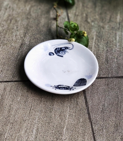 IK Đĩa tròn decal Đồng quê P10