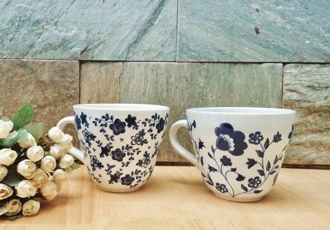 IK Ly decal hoa xanh