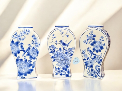 Bình đàn bầu vẽ VN S2 24x6