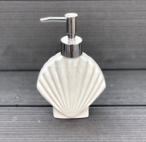 Bình xà bông dáng sò BQ (vòi nhựa)