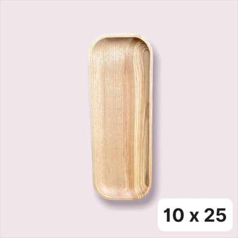 Khay gỗ tần bì chữ nhật 10x25