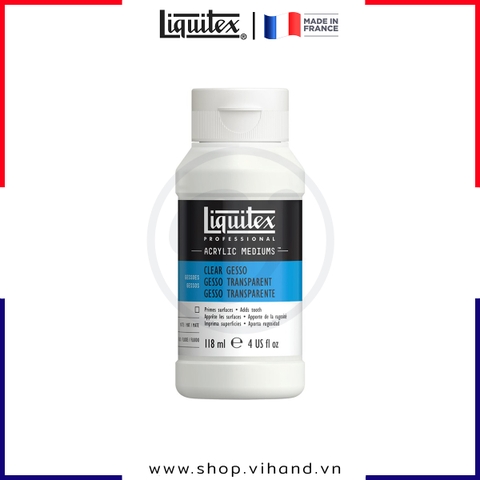 Sơn lót nền cao cấp dạng trong suốt Liquitex Professional Acrylic Clear Gesso - 118ml (8Oz)