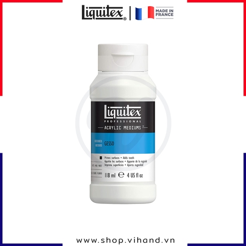 Sơn lót nền cao cấp màu trắng Liquitex Professional Acrylic Gesso - 118ml (4Oz)