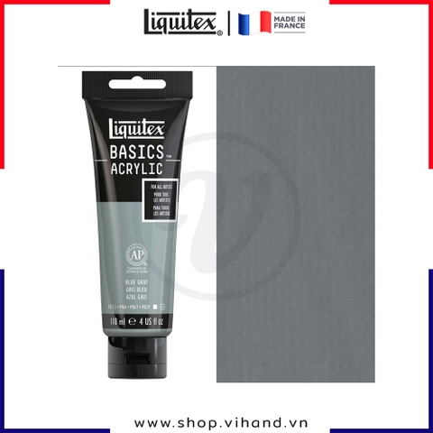 Màu vẽ đa chất liệu Liquitex Basics Acrylic Blue Gray #142 – 118ml (4Oz)