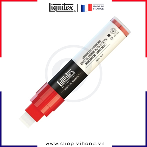 Bút vẽ sơn acrylic cao cấp Liquitex Professional Paint Marker 151 Cadmium Red Medium Hue - Ngòi 15mm