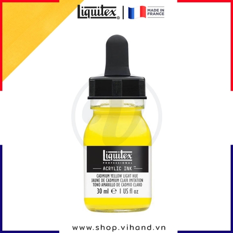 Mực acrylic cao cấp Liquitex Professional Acrylic Ink 159 Cadmium Yellow Light Hue - 30ml (1Oz)
