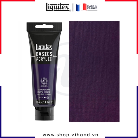 Màu vẽ đa chất liệu Liquitex Basics Acrylic Dioxazine Purple #186 – 118ml (4Oz)