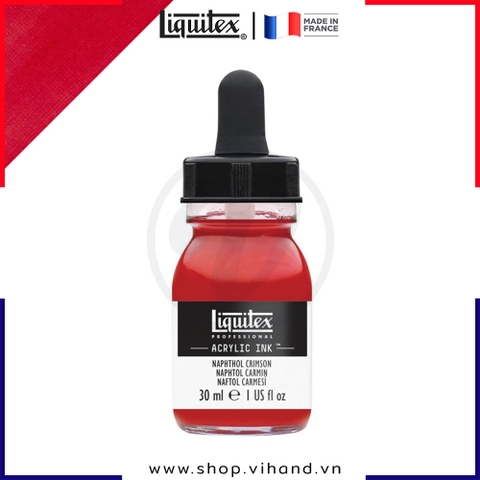 Mực acrylic cao cấp Liquitex Professional Acrylic Ink 292 Naphthol Crimson - 30ml (1Oz)