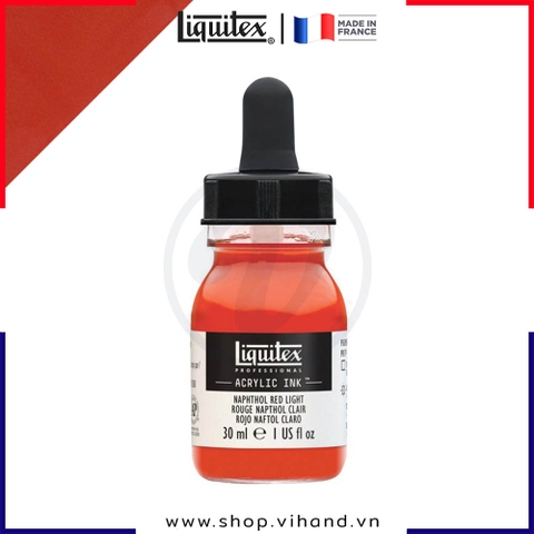 Mực acrylic cao cấp Liquitex Professional Acrylic Ink 294 Naphthol Red Light - 30ml (1Oz)