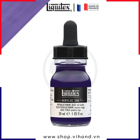 Mực acrylic cao cấp Liquitex Professional Acrylic Ink 314 Phthalocyanine Blue Red Shade - 30ml (1Oz)