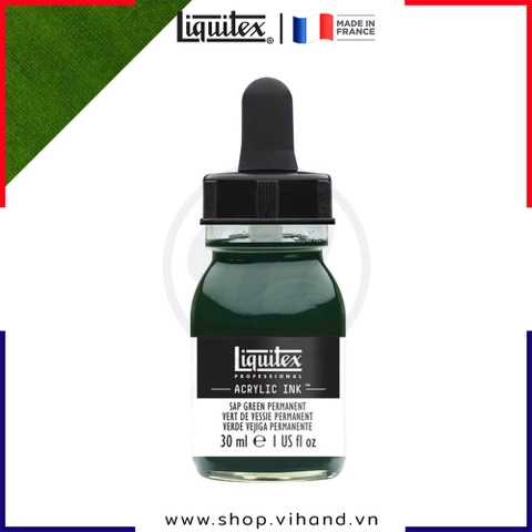 Mực acrylic cao cấp Liquitex Professional Acrylic Ink 315 Sap Green Permanent - 30ml (1Oz)