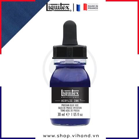 Mực acrylic cao cấp Liquitex Professional Acrylic Ink 320 Prussian Blue Hue - 30ml (1Oz)