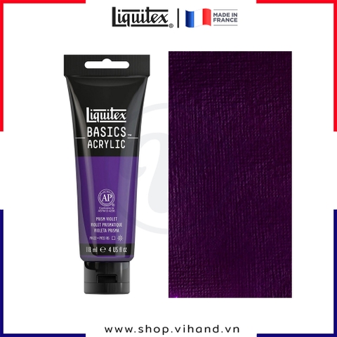 Màu vẽ đa chất liệu Liquitex Basics Acrylic Prism Violet #391 – 118ml (4Oz)