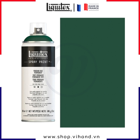 Bình sơn xịt cao cấp Liquitex Professional Spray Paint 398 Viridian Hue Permanent - 400ml