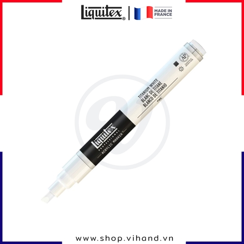 Bút vẽ sơn acrylic cao cấp Liquitex Professional Paint Marker 432 Titanium White - Ngòi 2mm