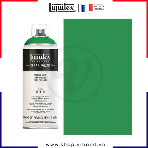 Bình sơn xịt cao cấp Liquitex Professional Spray Paint 450 Emerald Green - 400ml