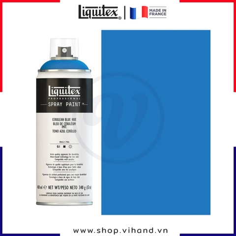 Bình sơn xịt cao cấp Liquitex Professional Spray Paint 470 Cerulean Blue Hue - 400ml