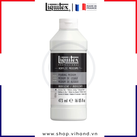 Dung môi đổ màu acrylic, tạo hiệu ứng ngọc trai Liquitex Professional Iridescent Pouring Medium - 473ml (16Oz)