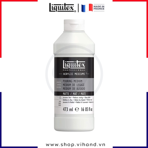 Dung môi đổ màu acrylic, tạo hiệu ứng mờ Liquitex Professional Matte Pouring Medium - 437ml (8Oz)