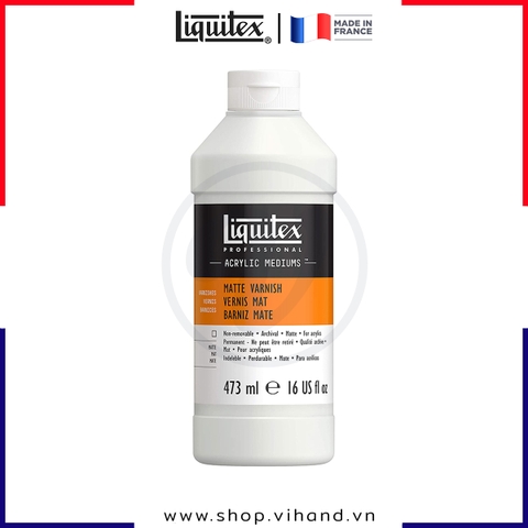 Dung dịch tạo lớp phủ bảo vệ màu Liquitex Professional Matte Varnish (Mờ) - 473ml (16Oz)