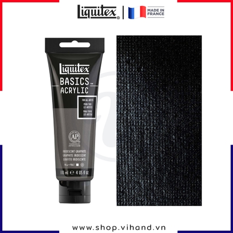 Màu vẽ đa chất liệu Liquitex Basics Acrylic Iridescent Graphite #049 – 118ml (4Oz)