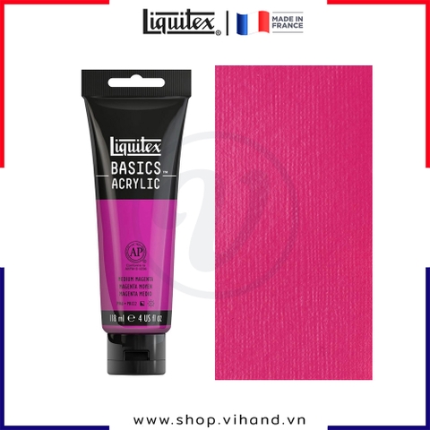 Màu vẽ đa chất liệu Liquitex Basics Acrylic Medium Magenta #500 – 118ml (4Oz)