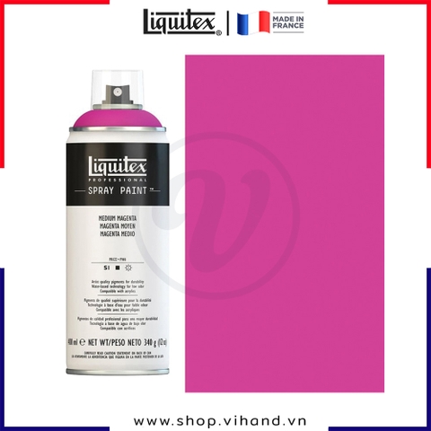 Bình sơn xịt cao cấp Liquitex Professional Spray Paint 500 Medium Magenta - 400ml