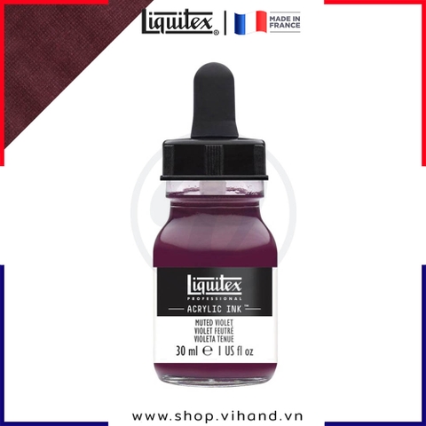 Mực acrylic cao cấp Liquitex Professional Acrylic Ink 502 Muted Violet - 30ml (1Oz)