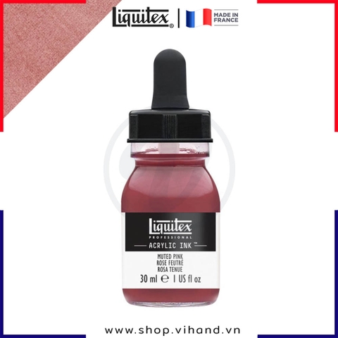Mực acrylic cao cấp Liquitex Professional Acrylic Ink 504 Muted Pink - 30ml (1Oz)