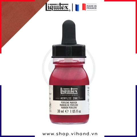 Mực acrylic cao cấp Liquitex Professional Acrylic Ink 507 Perylene Maroon - 30ml (1Oz)