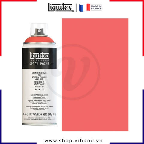 Bình sơn xịt cao cấp Liquitex Professional Spray Paint 510 Cadmium Red Light Hue - 400ml