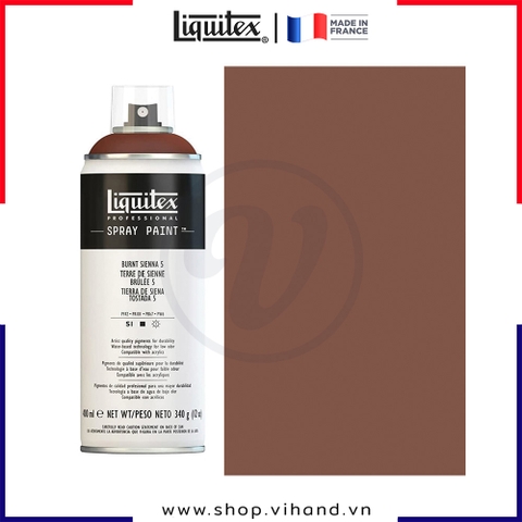Bình sơn xịt cao cấp Liquitex Professional Spray Paint 5127 Burnt Sienna 5 - 400ml