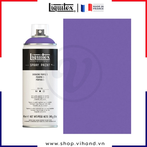 Bình sơn xịt cao cấp Liquitex Professional Spray Paint 5186 Dioxazine Purple 5 - 400ml